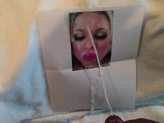 Blonde Slut Gets Biggest Cumshot Ever On Her Face Tribute