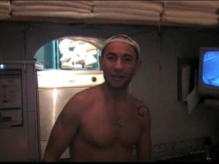 twinks lovely in the sauna suck and fuck