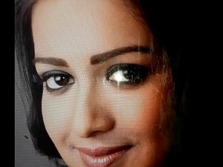 Cumshot to actress catherine theresa